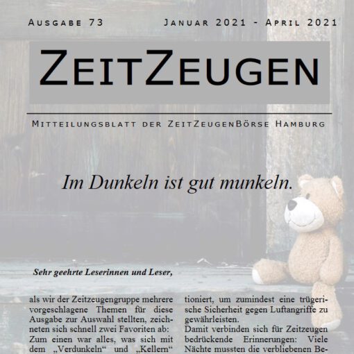 Scan Deckblatt Zeitzeugenmagazin
