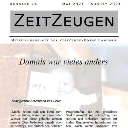 Scan Deckblatt Zeitzeugenmagazin
