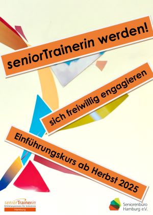 Seniortrainer:in werden. Einfürhungskurs ab Herbst 2025